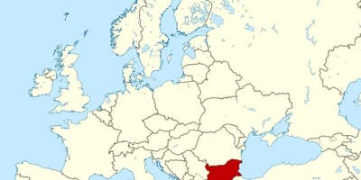 Karte Bulgārija