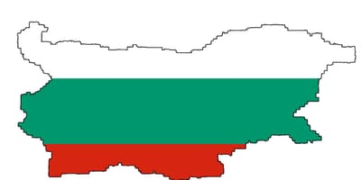Bulgārija kartes karoga