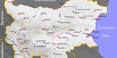 Karte bulgārijas piejūras