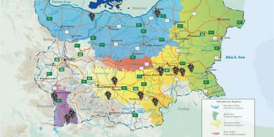Karte bulgāru vīnu